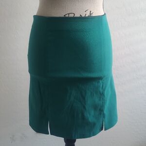 🆕 Topshop Teal Blue business casual spring midi Skirt_6